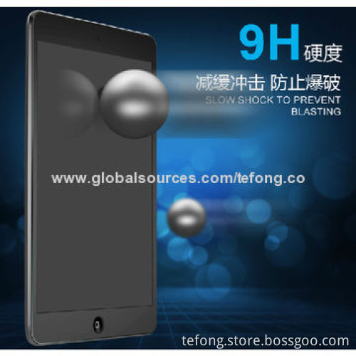 Tablet screen protector, 0.3mm thickness and 9H hardness